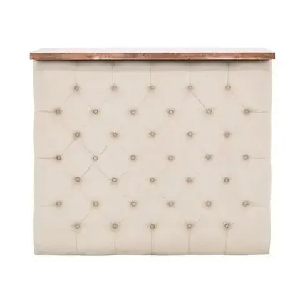 Dove Pinned White Leather Bar Facade | Austin\'s Elite Events