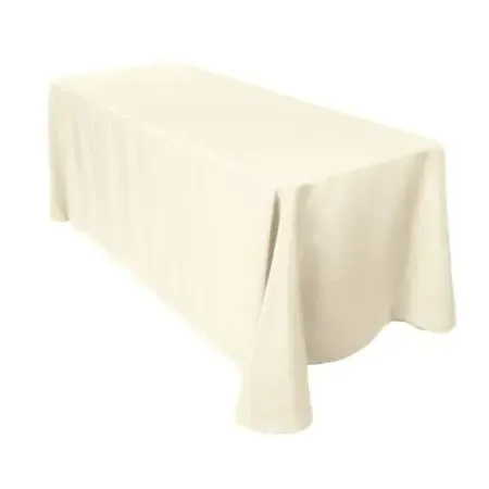 6 Foot Ivory Linen Rental | Austin\'s Elite Events